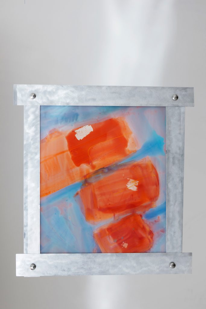 Artwork painting acrylic oilpaint on plexiglas 