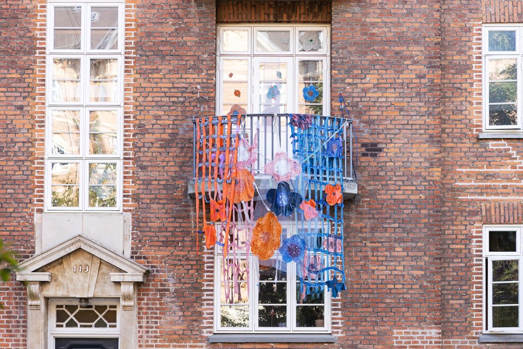 Documentation image group exhibition balcony exhibition Copenhagen 2023